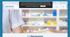 Desktop Screenshot of harmonium-pharma.com